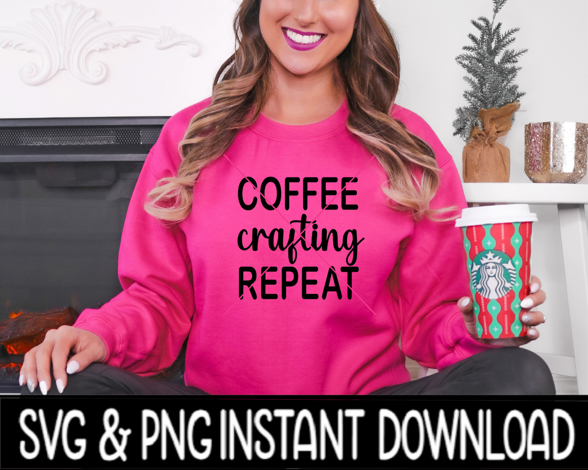 7 Coffee Craft Repeat SVG Cut Files - Ideas for the Home