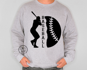 Baseball SVG, Baseball PNg File, Baseball Player Cutout SvG, Baseball Cutout SVG Instant Download, Cricut Cut File, Baseball Silhouette