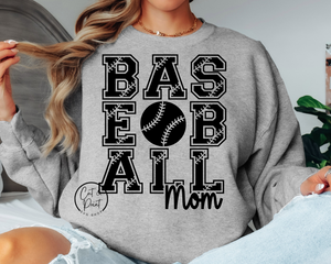 Baseball Mom SVG, Baseball PNg File, Baseball Varsity Letter SvG, Baseball College Letter SVG Instant Download, Cricut Cut File, Silhouette