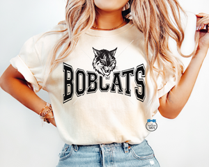 Bobcats Mascot SVG, Bobcats Mascot PNG, Bobcats SvG, School Mascot SVG, Instant Download, Cricut Cut File, Silhouette Cut File, Dtf