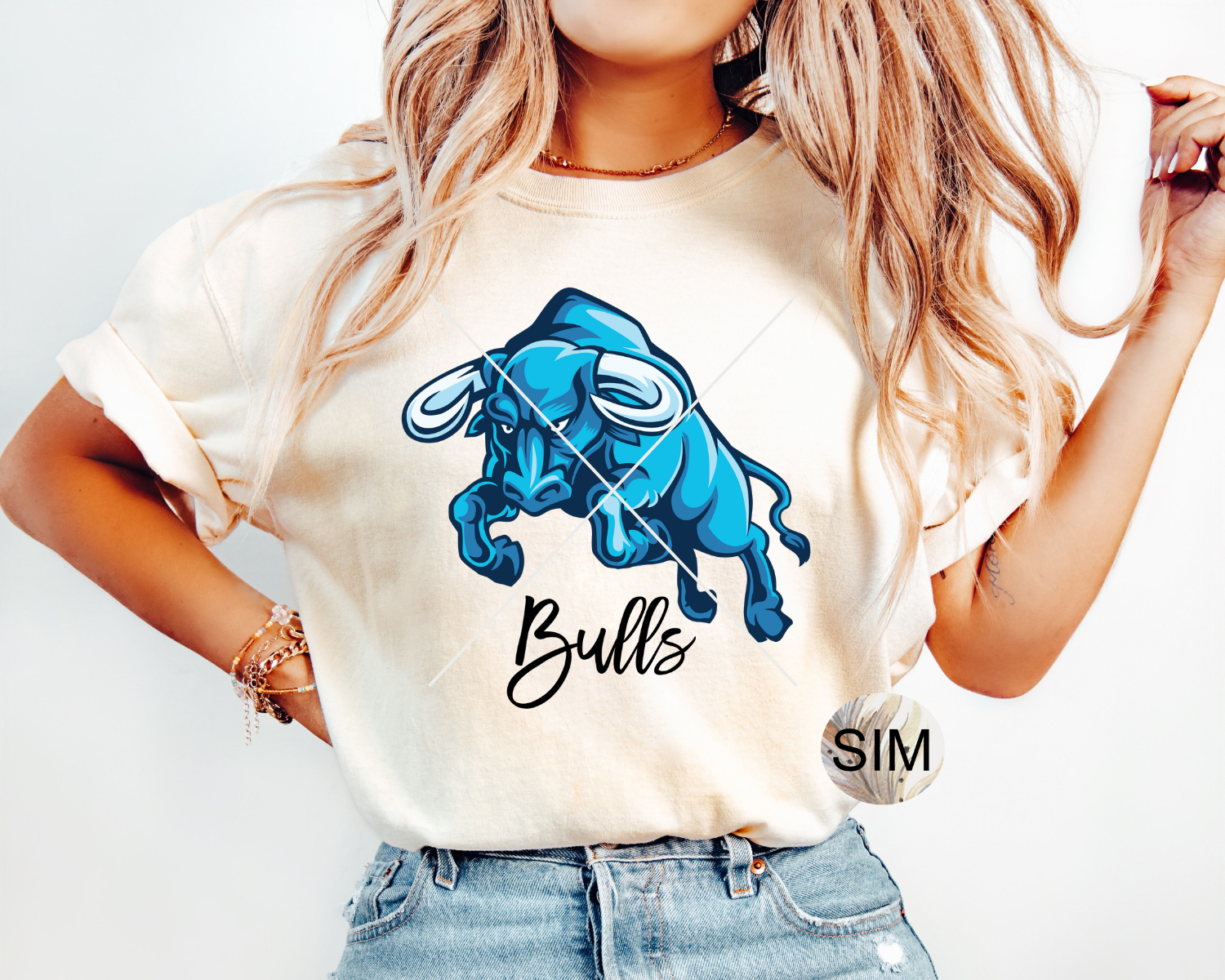 Bulls PNG File, Bulls Football Mascot PNG, Cheer Mascot PNG, Sublimation Digital Design, PnG for Sublimation Instant Download, UVDtF