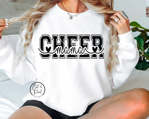 Cheer Mama SVG, Cheer Mama PNG, Cheer Mama Cutout SvG, Cheer Mama Cutout Png, Instant Download, Cricut Cut Files, Silhouette Cut File