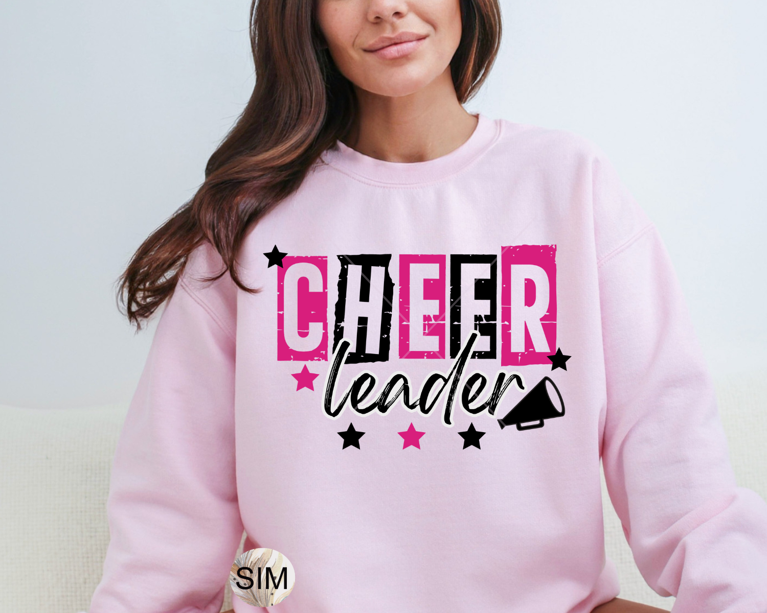 Cheerleader PNG, Cheerleader PNG, Cheerleader Distressed Megaphone PnG, Sublimation Digital PnG Instant Download, UVDTF PnG