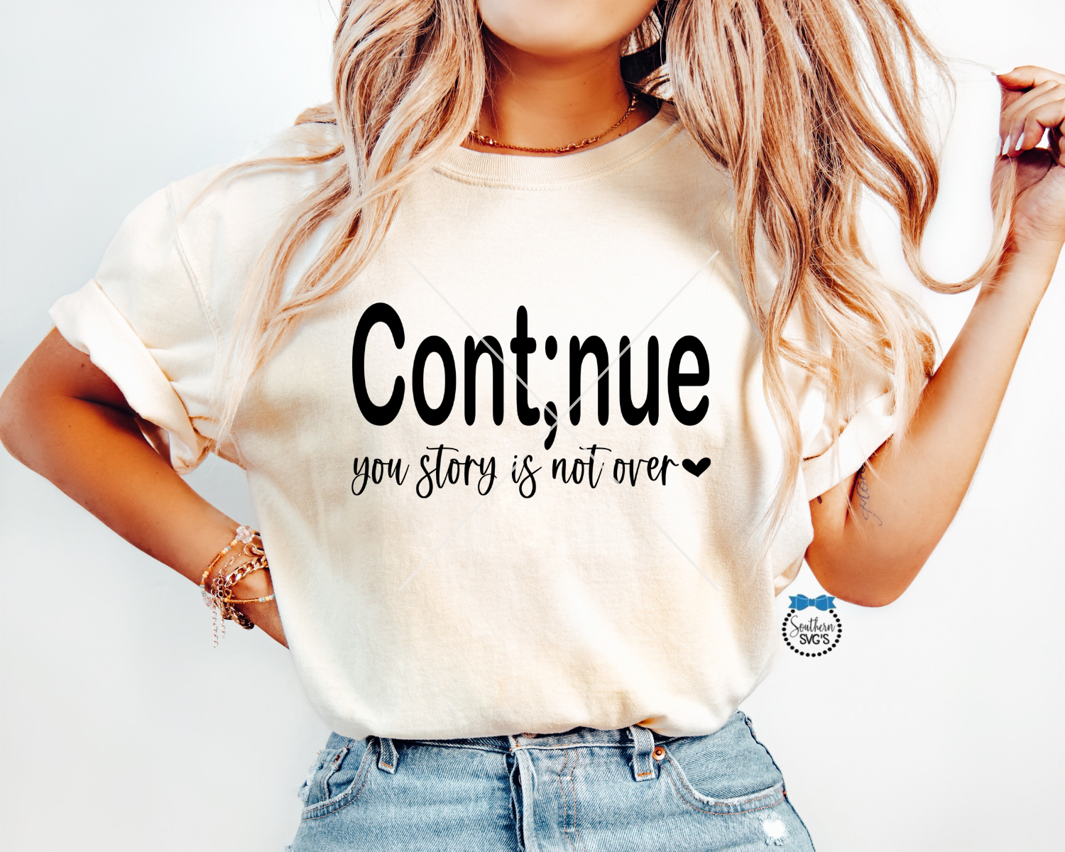 Continue Your Story Is Not Over Semi Colon SVG, Suicide Awareness PnG, SVG, Instant Download, Cricut Cut Files, Silhouette Cut Files, UVdTF