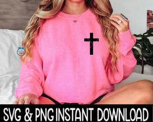 Cross SVG, Cross PNG, Crucifix Religious SvG Instant Download, Cricut Cut Files, Silhouette Cut Files, Print