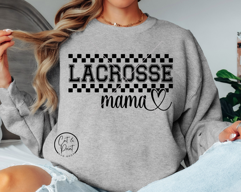 Lacrosse Mama SVG, Lacrosse Mama PNG, Lacrosse Checkerboard SvG, SVG Instant Download, Png Digital, Cricut Cut Files, Silhouette Cut File
