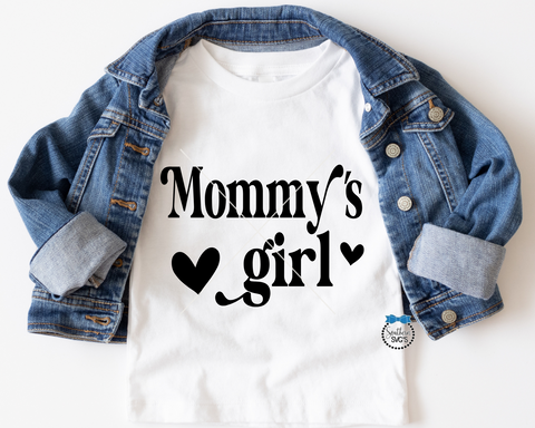 Valentine's Day SvG, Valentine's Day PNG, Mommy's Girl Baby Bodysuit SVG, Instant Download, Cricut Cut Files, Silhouette Cut Files, Print