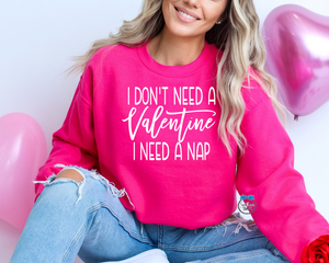 Valentine's Day SVG, I Don't Need A Valentine PNG, Valentine's Day PnG Instant Download, Cricut Cut File, Silhouette Cut Files, Uv Dtf