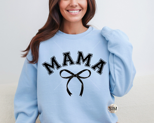 Mother's Day PNG File, Mother's Day Mama PNG, Mother's Day Mama Coquette Bow Png, Digital PnG Download, UV DtF PnG