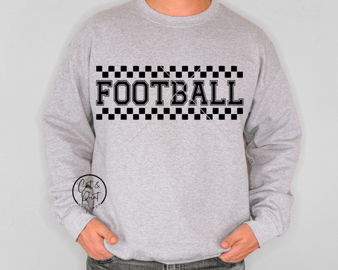 Football Team SVG, Football PNG, Football Checkered Frame PnG, SvG Instant Download, Cricut Cut File, Silhouette Cut SVg UvDtf Png File