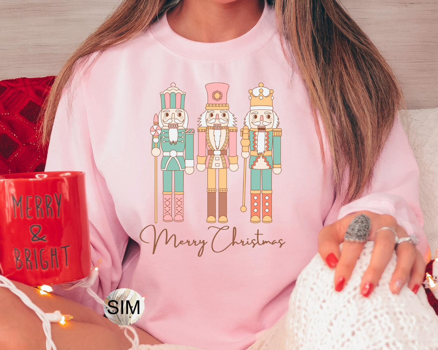 Christmas PNG File, Nutcracker Merry Christmas PnG, Nutcracker Pastel PNg, Sublimation Design, Christmas UV DtF Digital PnG Sublimation