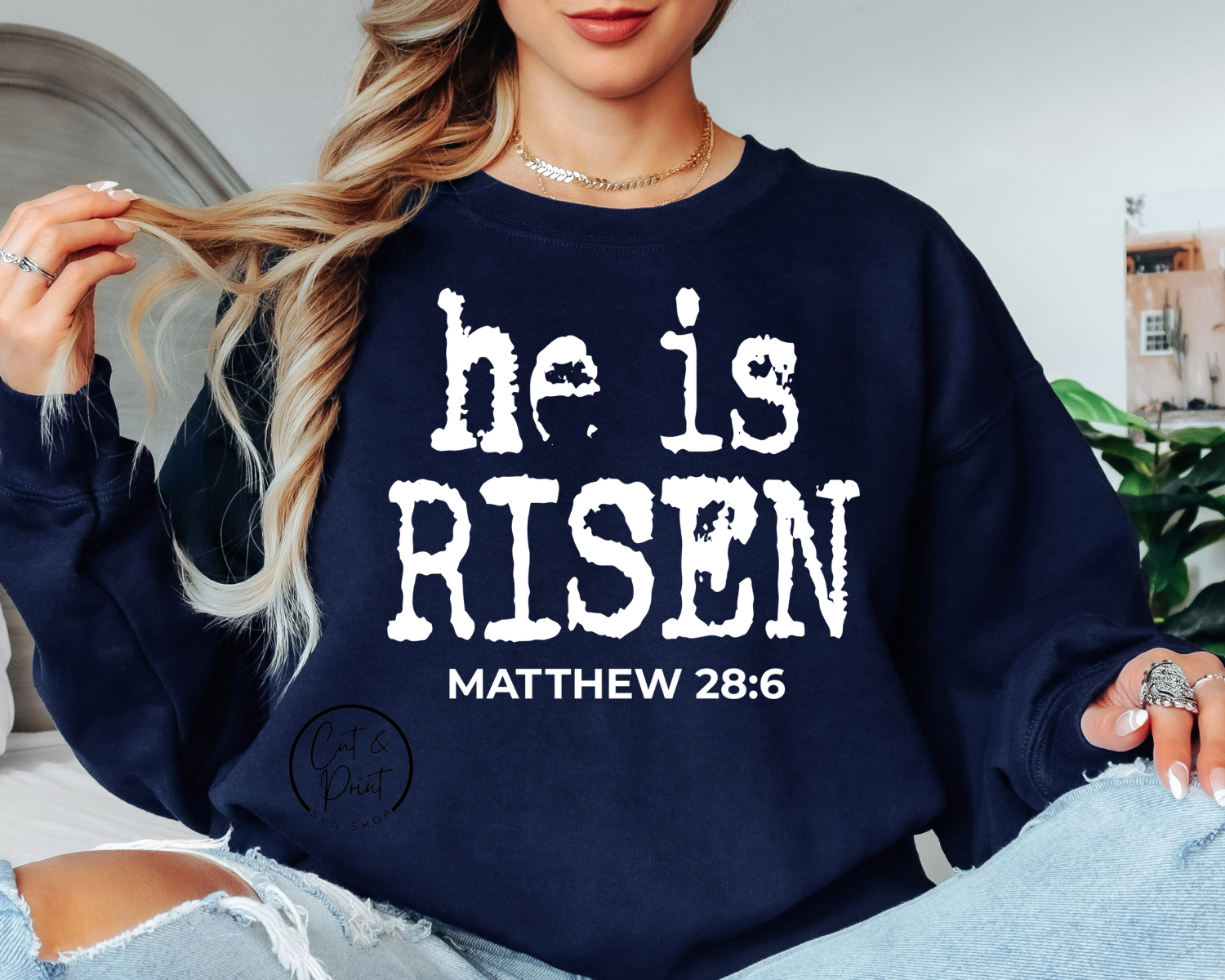 Christian SVG Png, Bible Verse SvG, Faith SVG, Png, He Is Risen Easter Distressed SVG Instant Download, Cricut Cut File, Silhouette Cut File