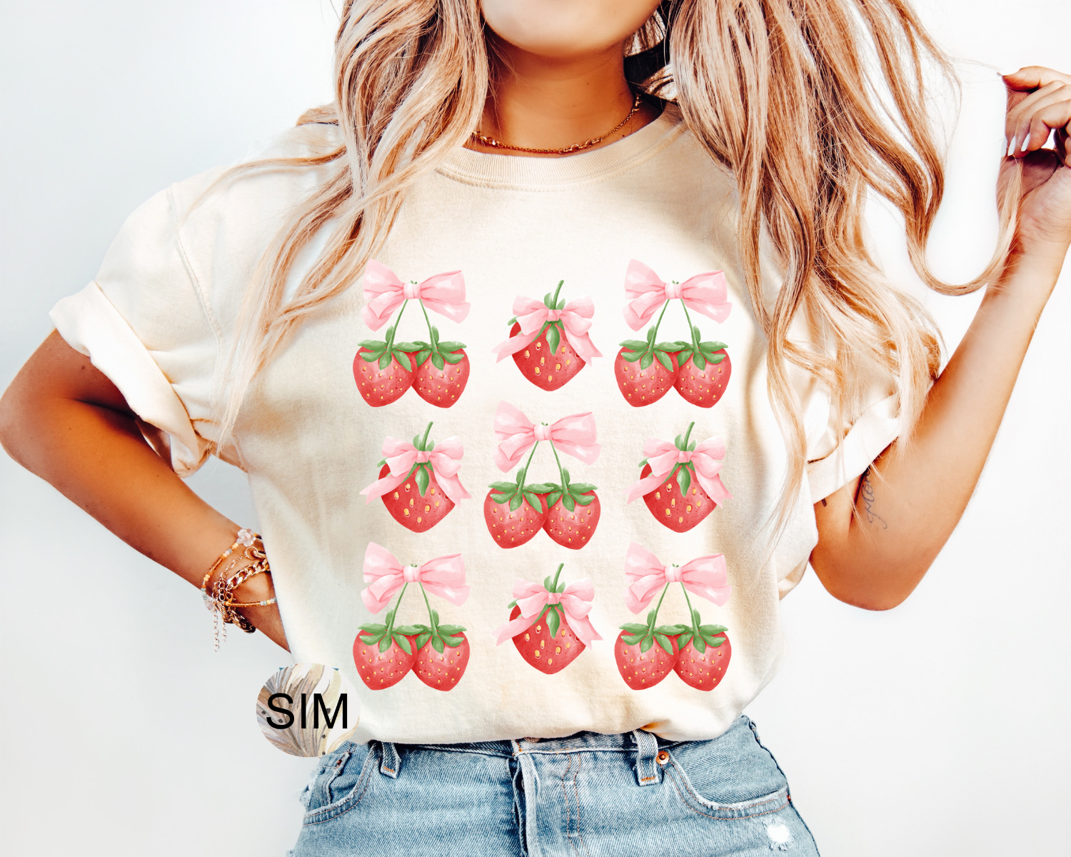 Coquette Bows PNG File, Coquette Bows And Strawberries PNG, Strawberry Coquette Bows Png, Sublimation Digital PnG Download, UV DtF PnG