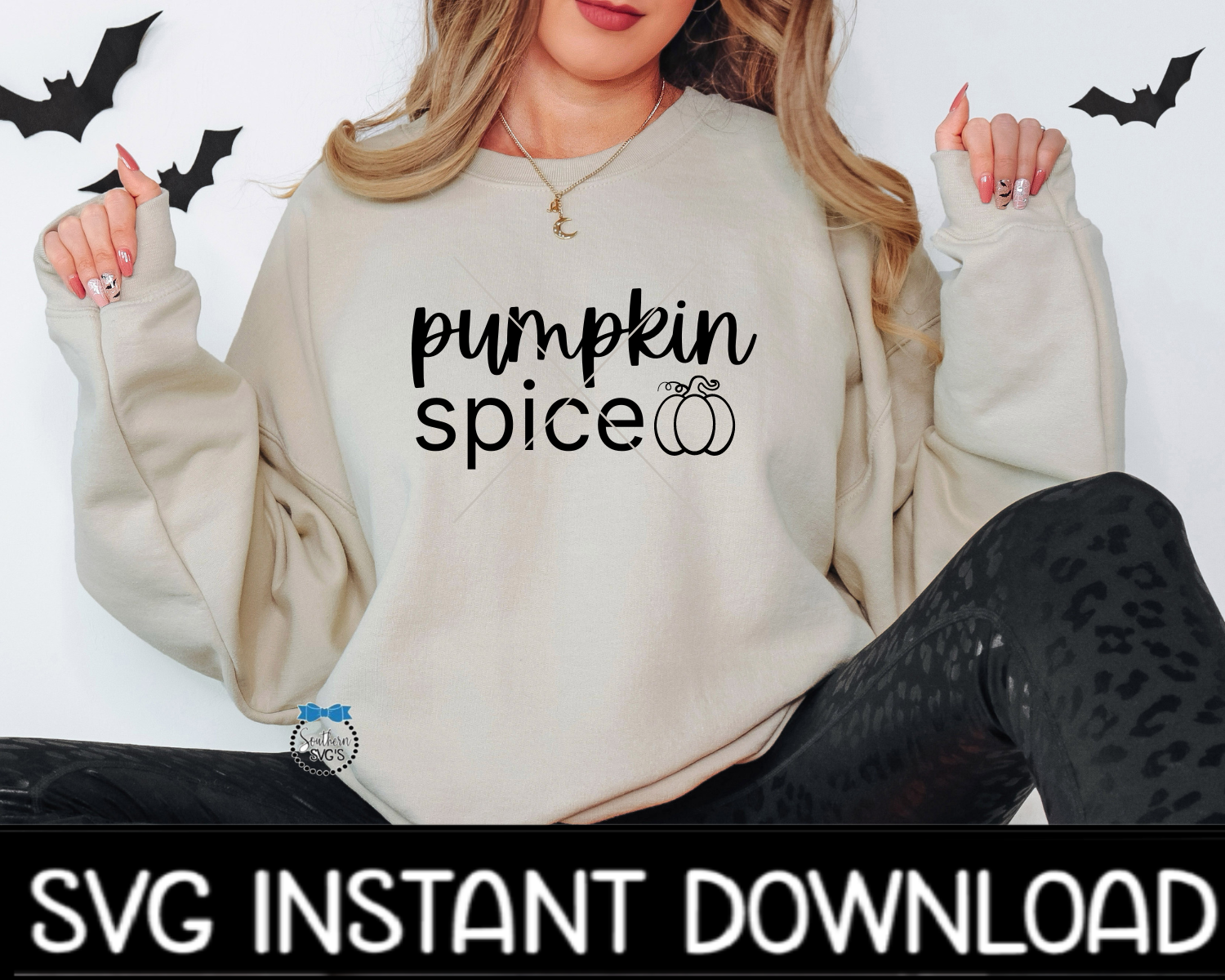 Pumpkin Spice SVG, Fall SVG, Halloween SVG, Instant Download, Cricut Cut File, Silhouette Cut Files, Download, Print