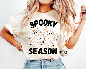 Halloween PNG File, Retro Fall Iced Coffee Sublimation Digital PnG, Spooky Season Ghosts PNG, PnG Instant Download UvDtF