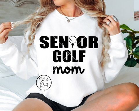 Senior Golf Mom SVG, Senior Golf Mom PNG, Golf SvG, Golf Png, SVG Instant Download, Golfing Digital, Cricut Cut Files, Silhouette Cut File