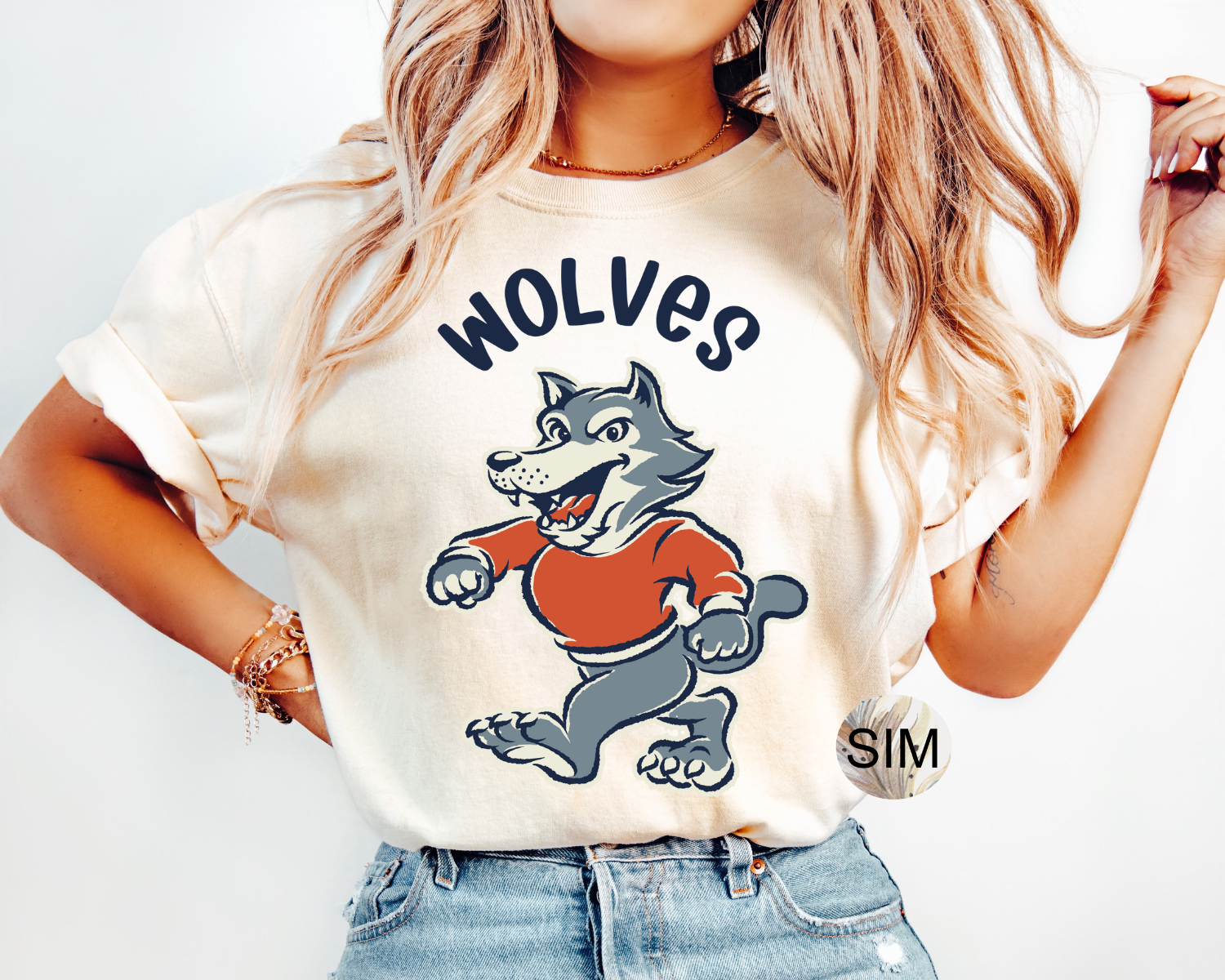 Wolves PNG File, Wolves Football Mascot PNG, Wolf Cheer Mascot PNG, Sublimation Digital Design, PnG for Sublimation Instant Download, UVDtF