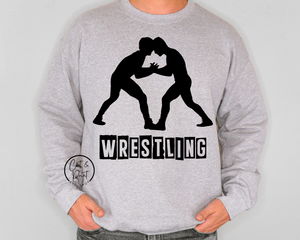 Wrestling SVG, Wrestling  PNg File, Wrestling Distressed Flag SvG, Wrestling Dad Instant Download, Cricut Cut File, Silhouette, UV DtF File