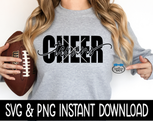Texans Cheer SVG, Cheerleader PNG, Tote Bag SvG, Cheer Leader SVG, Instant Download, Cricut Cut Files, Silhouette Cut Files, Print