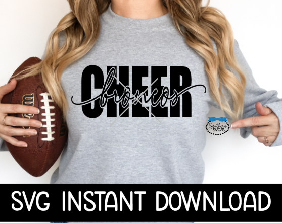 Cheer Mascot SVG, Cheer Mascot Tee Shirt SVG, Wine Glass SvG, Broncos Cheer Mascot SVG, Instant Download, Cricut Cut File, Silhouette Cut File, Print