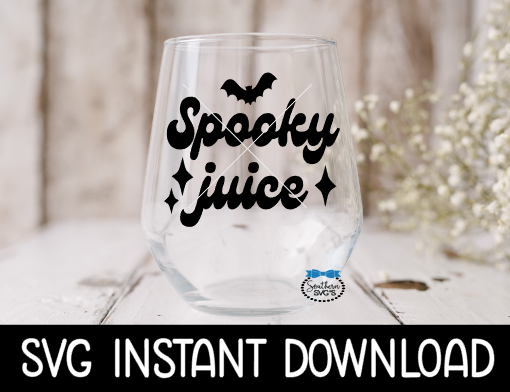 Halloween SVG, Halloween Spooky Juice SVG Instant Download, Cricut Cut File, Silhouette Cut Files, Download, Print