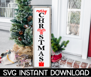Christmas Porch Sign SVG, Christmas Farmhouse Sign SVG File Instant Download, Cricut Cut Files, Silhouette Cut Files, Download, Print