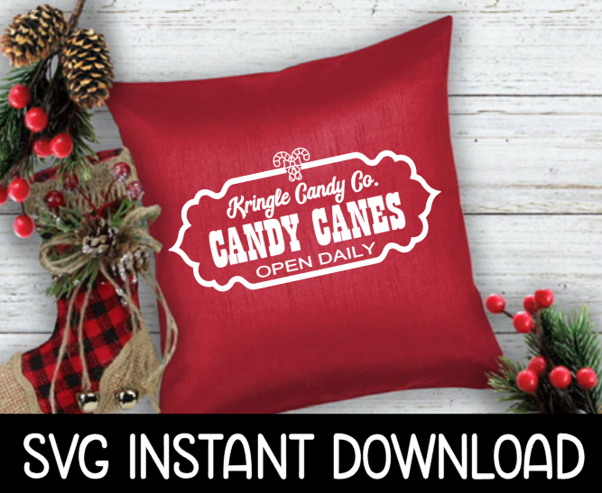 Christmas SVG, Christmas PNG, Vintage Christmas Candy Cane SvG Instant Download, Cricut Cut File, Silhouette Cut File, Download Print