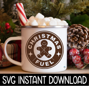 Christmas Fuel SVG, Christmas Fuel SVG File, Christmas Tumbler SVG Instant Download, Cricut Cut File, Silhouette Cut Files, Download, Print