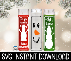 Christmas Candle SVG, Christmas Candle Bundle SVG, 8" Glass Jar Candle SVG Instant Download, Cricut Cut File, Silhouette Cut File Download