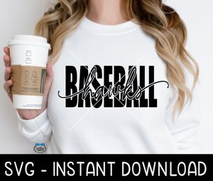 Hawks Baseball SVG, Hawks SvG, School Mascot SVG, Instant Download, Cricut Cut File, Silhouette Cut File, Print
