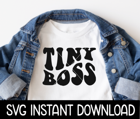 Tiny Boss Baby SvG, Baby SVG, Baby Bodysuit SVG, Instant Download, Cricut Cut Files, Silhouette Cut Files, Print