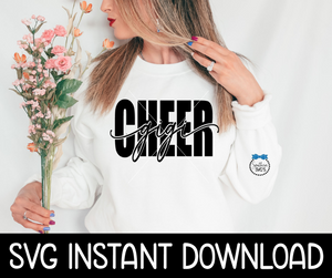 Cheer Gigi SVG, Cheer Gigi Pom Pom SVG, Megaphone SvG, Cheer Mom SVG, Instant Download, Cricut Cut Files, Silhouette Cut Files, Print