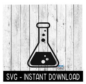 Science Beaker SVG, SvG Files, Scientist Beaker Instant Download, Cricut Cut Files, Silhouette Cut Files, Download, Print