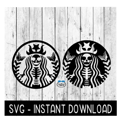 Starbucks Witch SVG, Halloween Starbucks Cup SVG, Cold Brew Cup SVG, SvG Instant Download, Cricut Cut File, Silhouette Cut File, Download