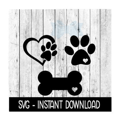 Dog SVG Bundle, SVG Files, Instant Download, Cricut Cut Files, Silhouette Cut Files, Download, Print