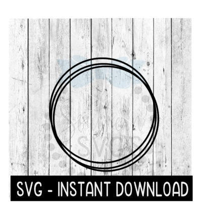 Layered Stacked Circle Frame SVG, Circle Frame SVG Files, Instant Download, Cricut Cut Files, Silhouette Cut Files, Download, Print