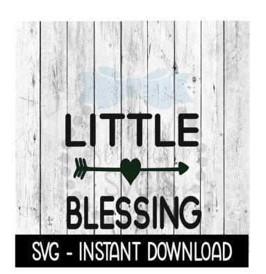 Little Blessing SVG, Newborn Baby Bodysuit SVG Files, Instant Download, Cricut Cut Files, Silhouette Cut Files, Download, Print