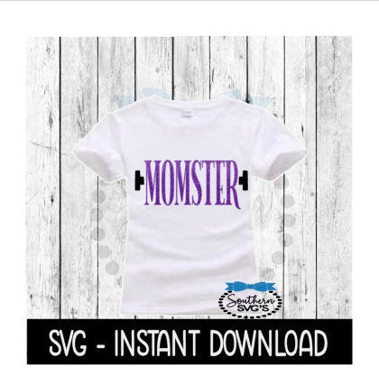 Momster SVG, Momster Halloween SVG, Tee Shirt SVG Files, Instant Download, Cricut Cut Files, Silhouette Cut Files, Download, Print
