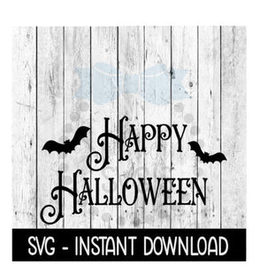 Halloween SVG, Farmhouse Happy Halloween SVG, Tee Shirt SVG Files, Instant Download, Cricut Cut Files, Silhouette Cut Files, Download, Print