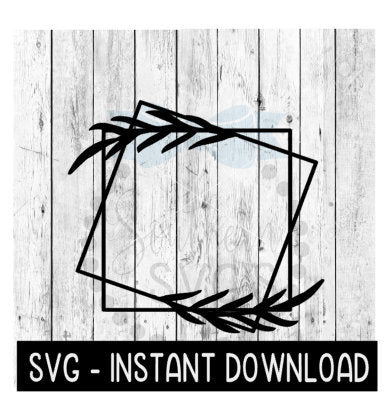 Layered Stacked Square Frames SVG, Square Frame Swag SVG Files, Instant Download, Cricut Cut Files, Silhouette Cut Files, Download, Print