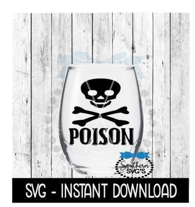 Halloween SVG, Poison Funny Wine SVG File, Farmhouse Sign SVG Instant Download, Cricut Cut File, Silhouette Cut Files, Download, Print