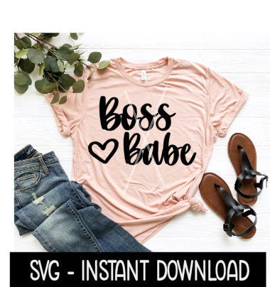 Boss Babe SVG, Wine SVG File, Girls Weekend Tee SVG, Instant Download, Cricut Cut Files, Silhouette Cut Files, Download, Print