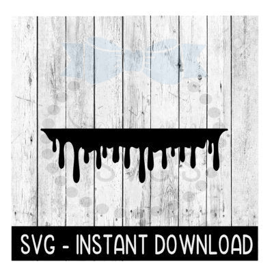 Dripping Border SVG, Drip Border For Cup SVG File, SVG Instant Download, Cricut Cut File, Silhouette Cut File, Download