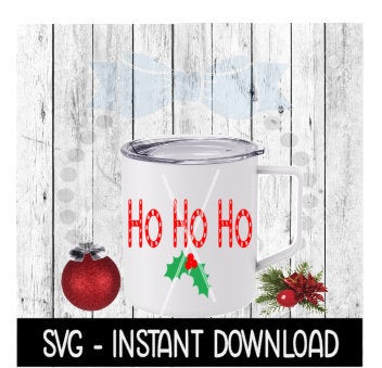 Christmas SVG, Ho Ho Ho SVG Files, Winter Mug SVG Instant Download, Cricut Cut Files, Silhouette Cut Files, Download, Print