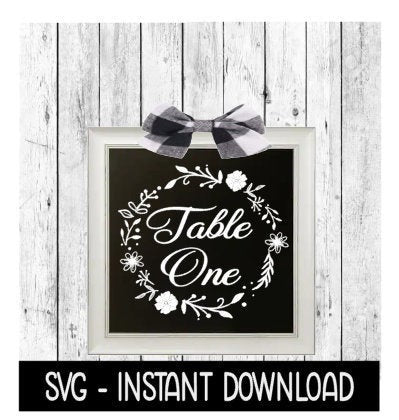 Table Numbers 1-30, DIY Farmhouse Wedding Table Numbers SVG Files, Instant Download, Cricut Cut Files, Silhouette Cut Files, Download, Print
