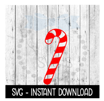 Christmas SVG, Holiday Candy Cane SVG Instant Download, Cricut Cut Files, Silhouette Cut Files, Download, Print