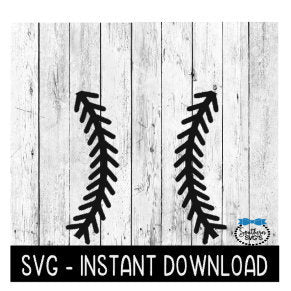 Baseball Stitches SVG, SVG Files, Instant Download, Cricut Cut Files, Silhouette Cut Files, Download, Print