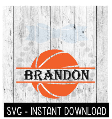 Basketball Sports Frame SVG, Basketball SVG Files, Instant Download, Cricut Cut Files, Silhouette Cut Files, Download, Print