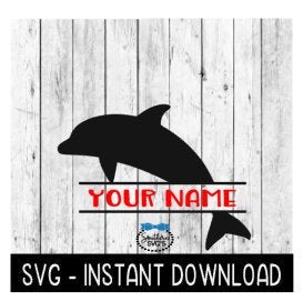 Dolphin Frame SVG, Beach Summer SVG, SVG Files Instant Download, Cricut Cut Files, Silhouette Cut Files, Download, Print