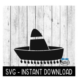 Sombrero SVG, Cinco De Mayo SVG Files, Instant Download, Cricut Cut Files, Silhouette Cut Files, Download, Print